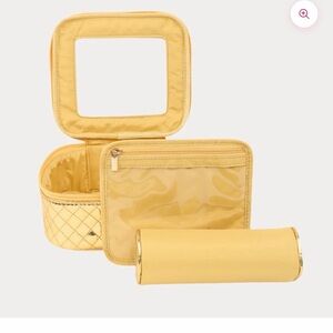 BuDhaGirl gold  Quilted travel  Bag Set